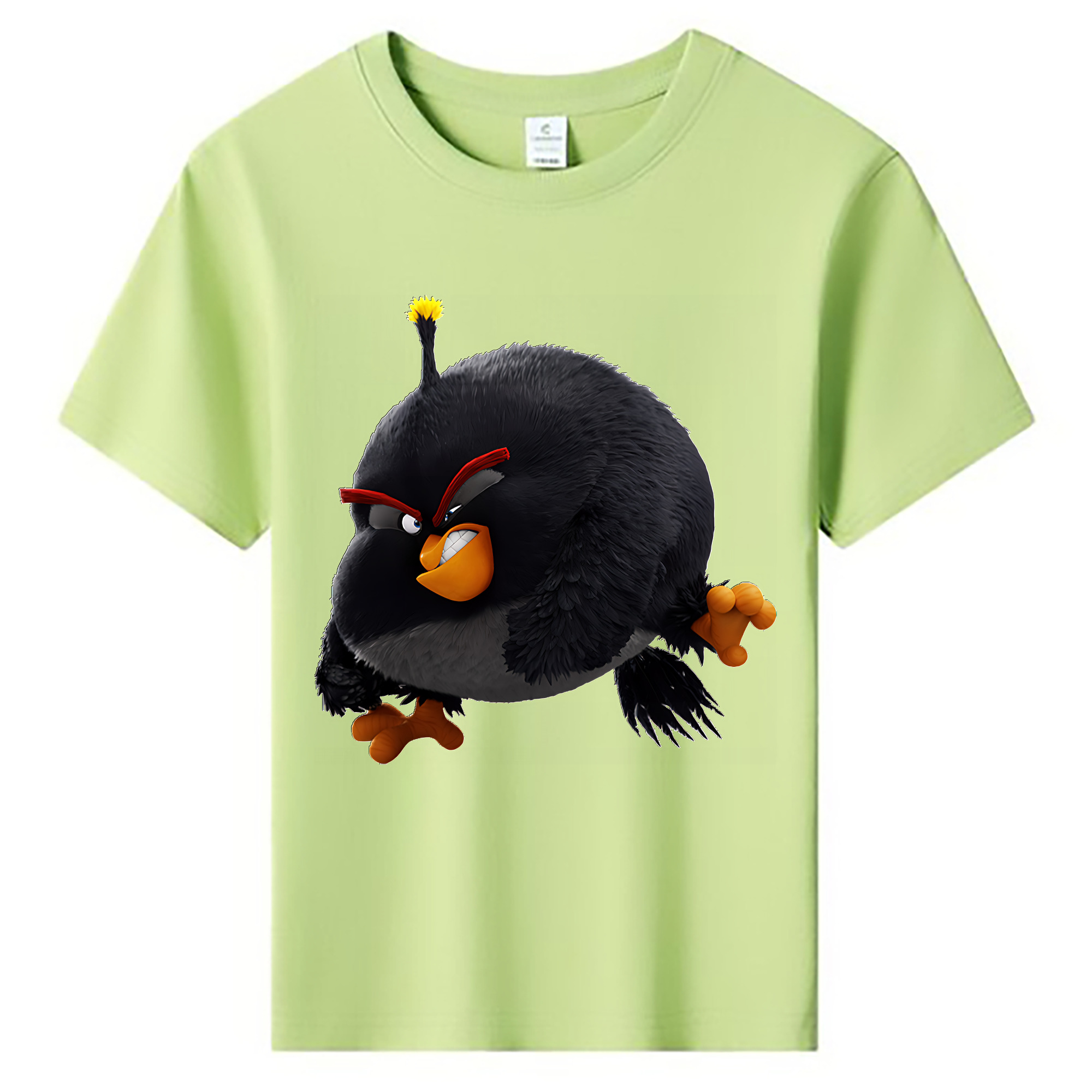 （画像用） Angry Birds アングリーバード 綿100％キッズTシャツ（フロントプリント）